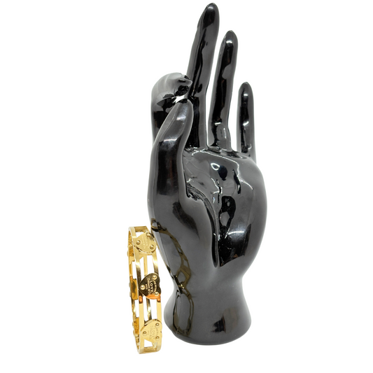 Heart Link Gold Bracelet