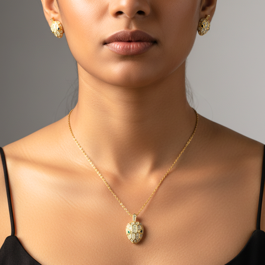 Snake Head Jewelry Set