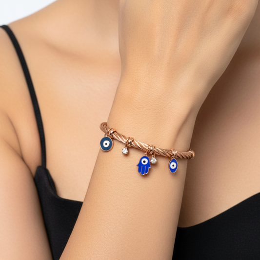 Mystic Shield Charm Bracelet