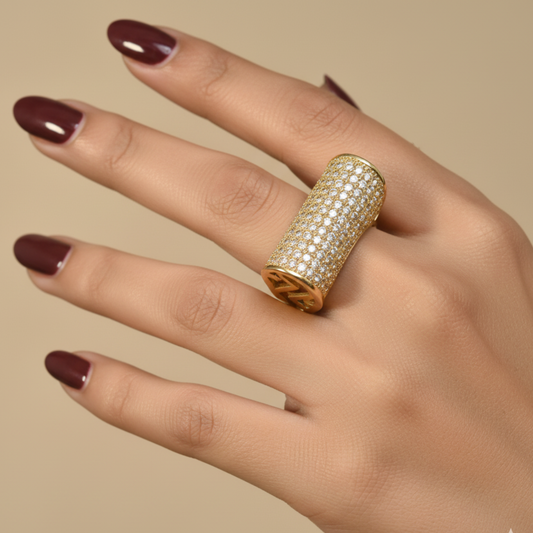 Luxe Dome Sparkle Ring