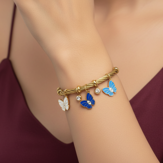 Flutter Charm Bracelet