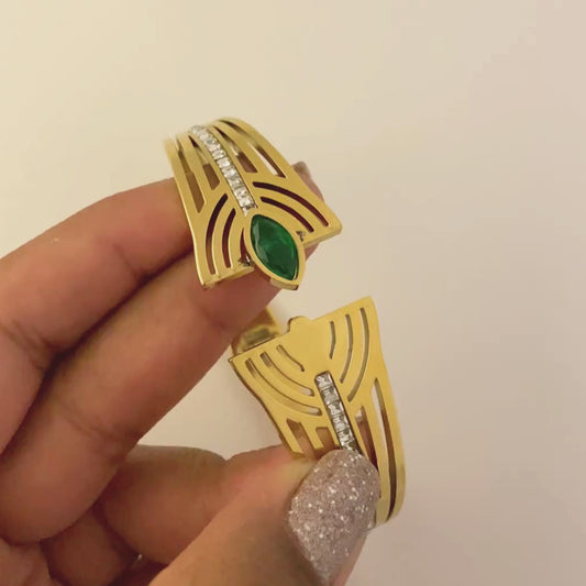 Verdant Deco Cuff